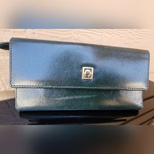 Vintage Etienne Aigner Green Leather